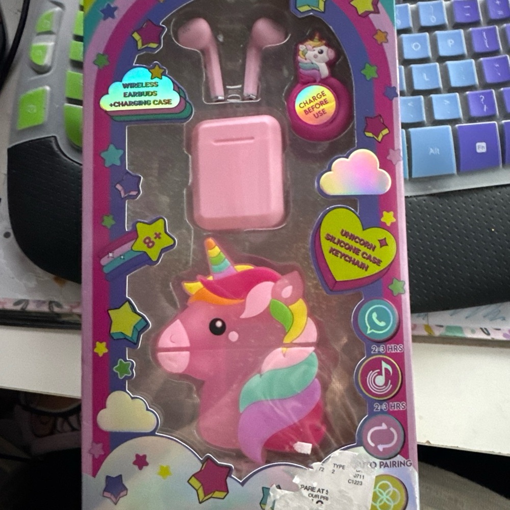 Unicorn Wireless Earbuds with Charging Case